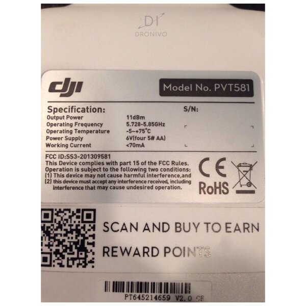 DJI Phantom 2 - Controller (PVT581)